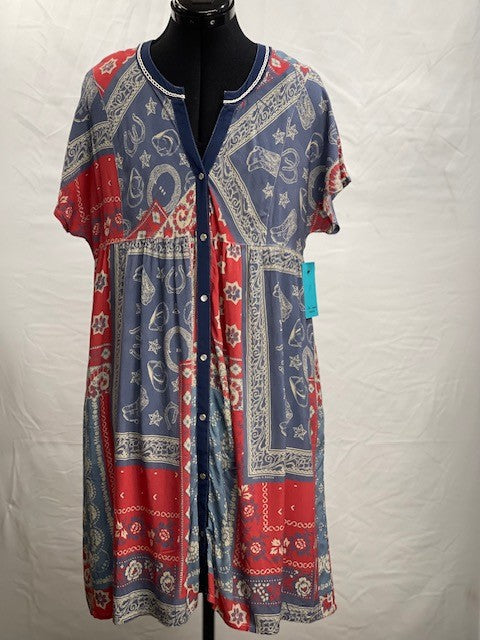 CF38-25 BANDANA DRESS M