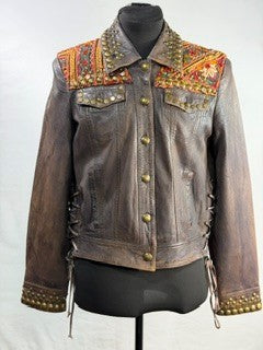 CF97-9 BROWN/EMB JACKET M