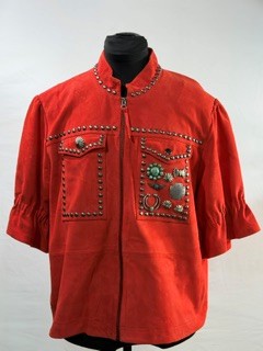 CF38-47 RED SUEDE JACKET L