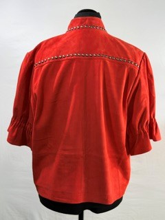CF38-47 RED SUEDE JACKET L