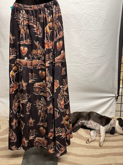 CF38-33 RODEO SKIRT L
