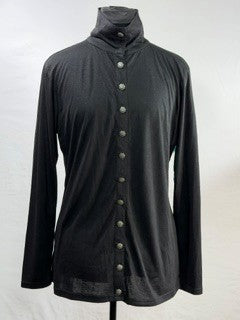 CF38-52 BLK KNIT TOP M