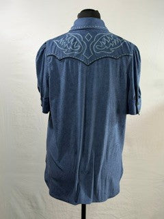 CF38-44 FAUX SUEDE TOP M