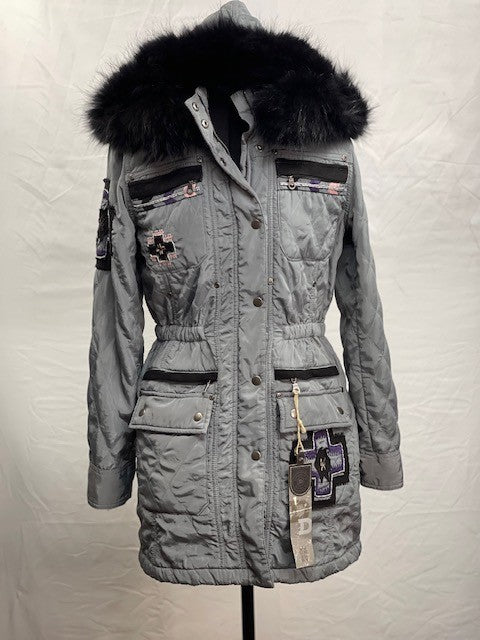 CF6-12 QUILTED COAT XS
