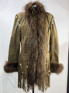 CF86-49 3/4 LENGTH FUR & SHELLS XL