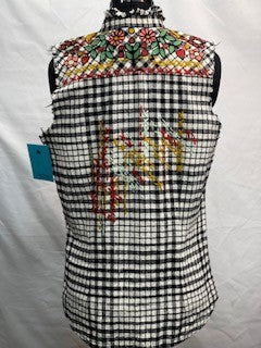 CF77-14 BLK/WHT SVLS TOP M