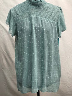 CF77-13 HIGH NECK BLOUSE M