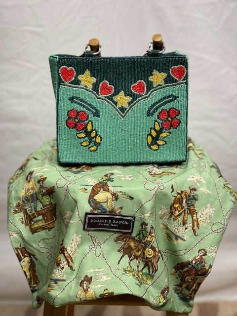 CF6-17 BEADED BAG