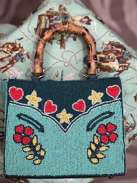 CF6-17 BEADED BAG