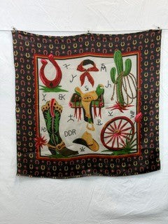 CF76-30 HORSE SHOE SCARF 25X25