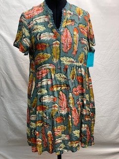 CF77-15 FEATHER DRESS S