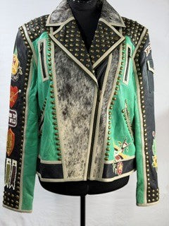 CF33-168 GRN MIDNIGHT COWBOY JACKET 2X