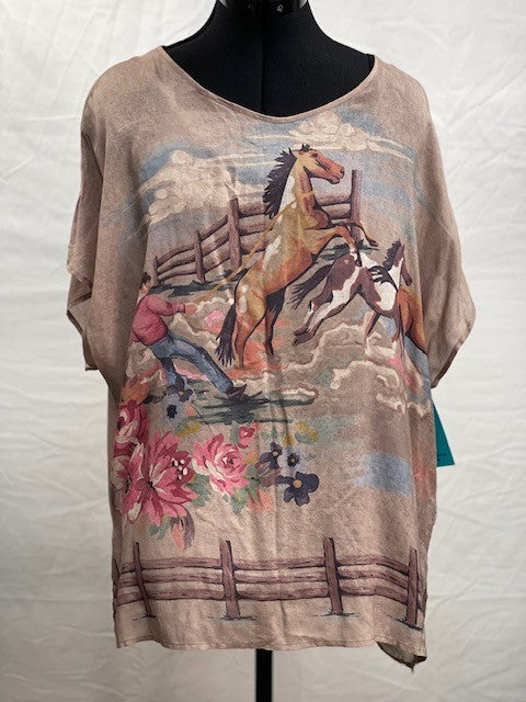 CF6-14 BRONC PONCHO S