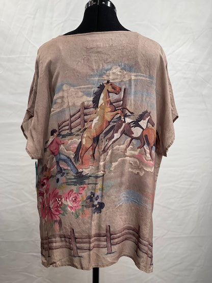 CF6-14 BRONC PONCHO S