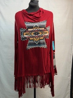 CF86-15 DRAPE FRNT/BCK TOP XL