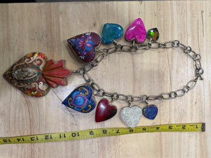 CF25-10 COREEN CORDOVA 9-HEART NECKLACE