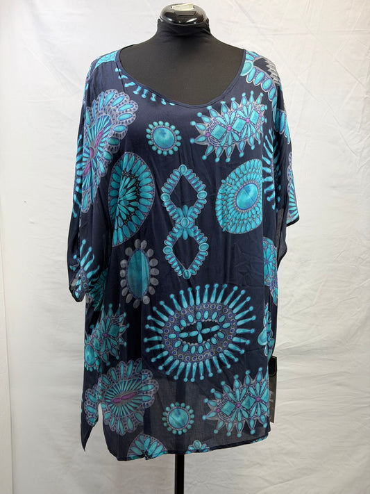 CF105-22 JEWEL BOX PONCHO 2X