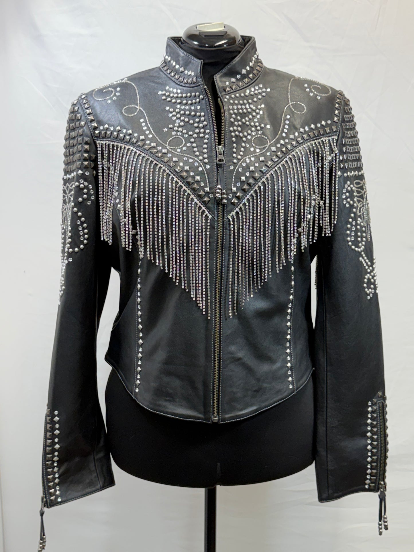 CF86-84 BLK ICE CRYSTALS JACKET XL