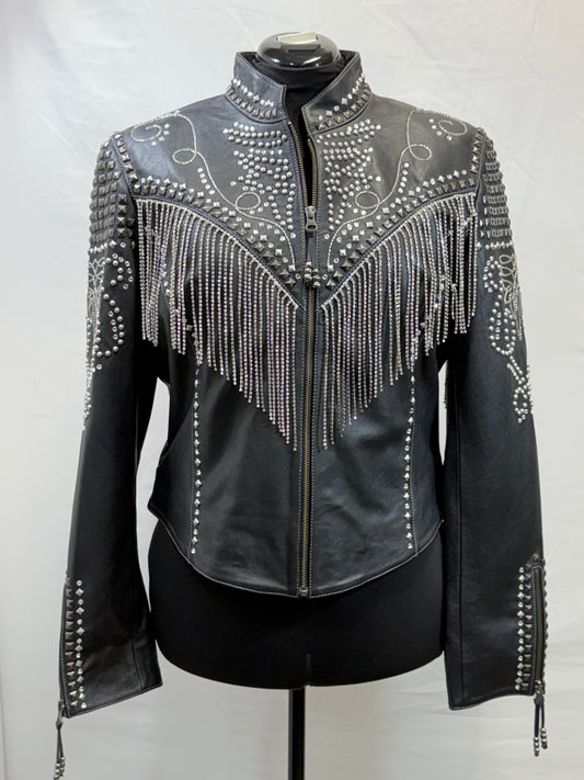 CF86-84 BLK ICE CRYSTALS JACKET XL