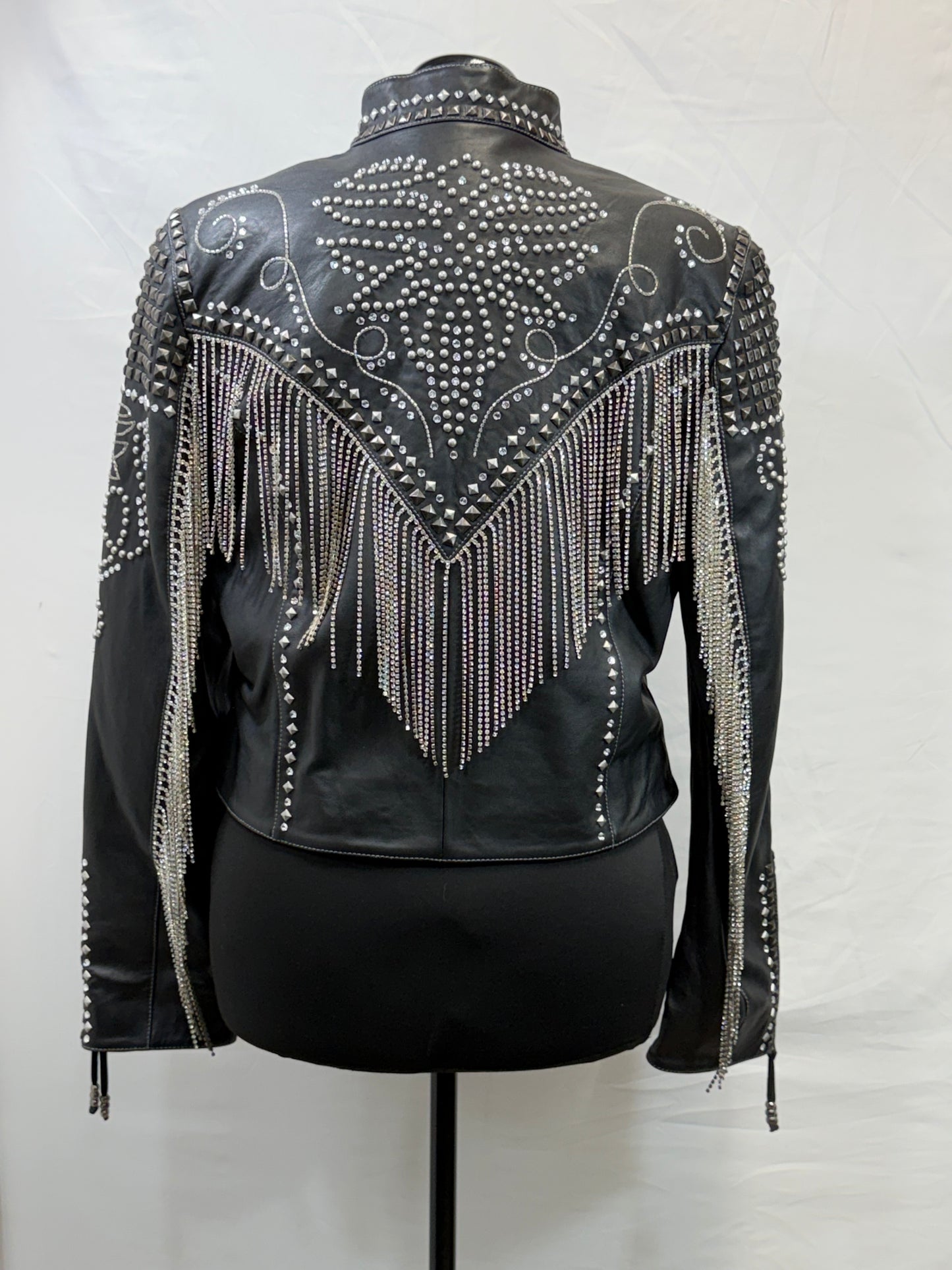 CF86-84 BLK ICE CRYSTALS JACKET XL