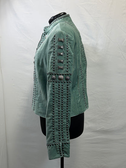CF86-87 GREEN VEVET JACKET XL