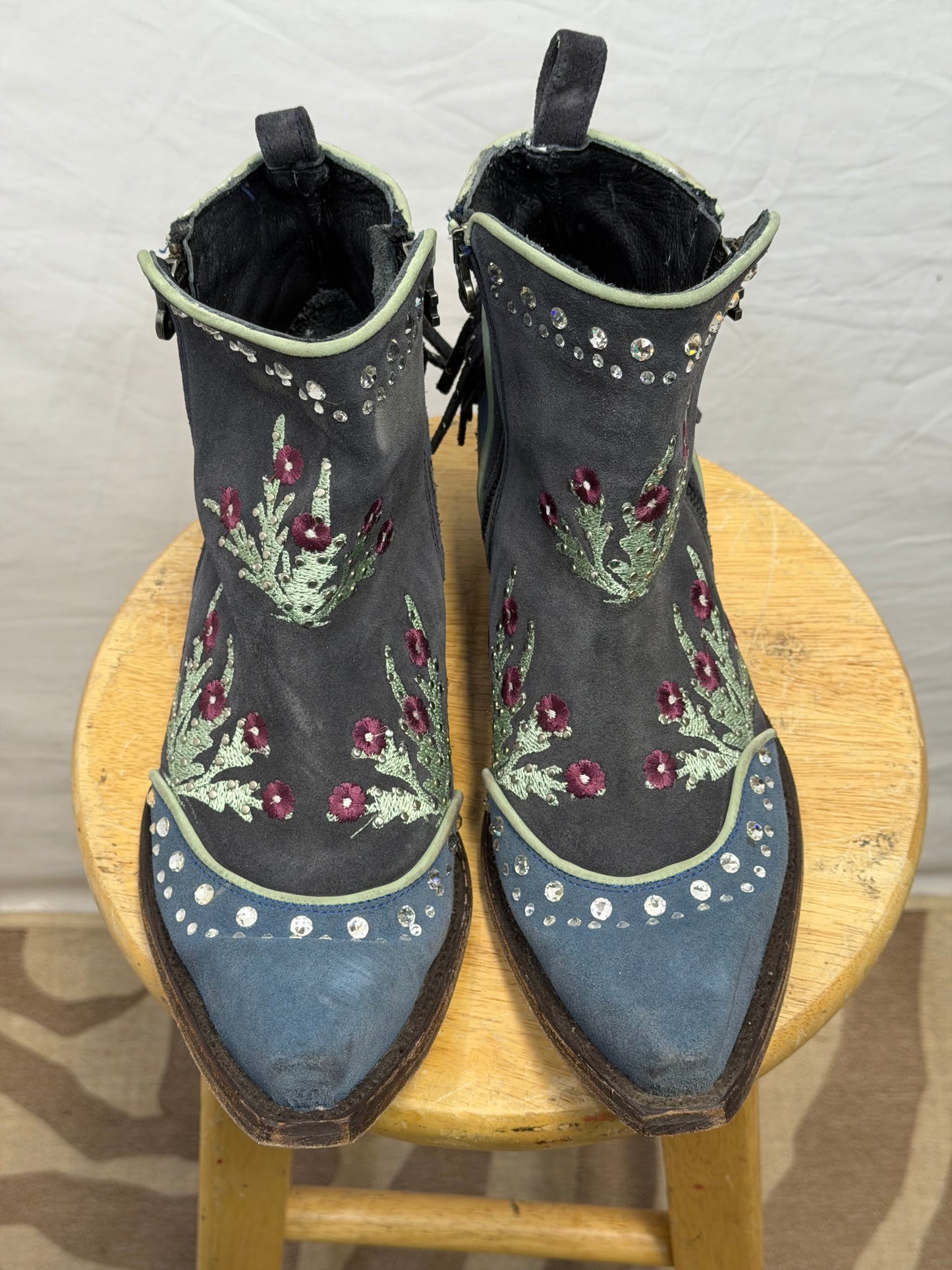 CF47-11 BLUE CACTUS BOOTIE 10.5