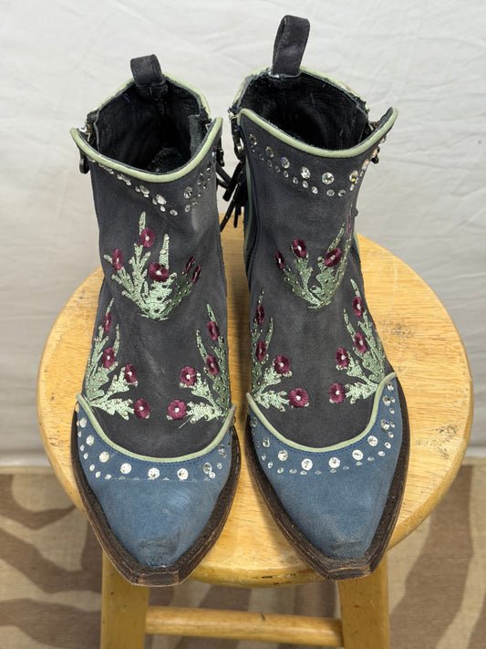 CF47-11 BLUE CACTUS BOOTIE 10.5