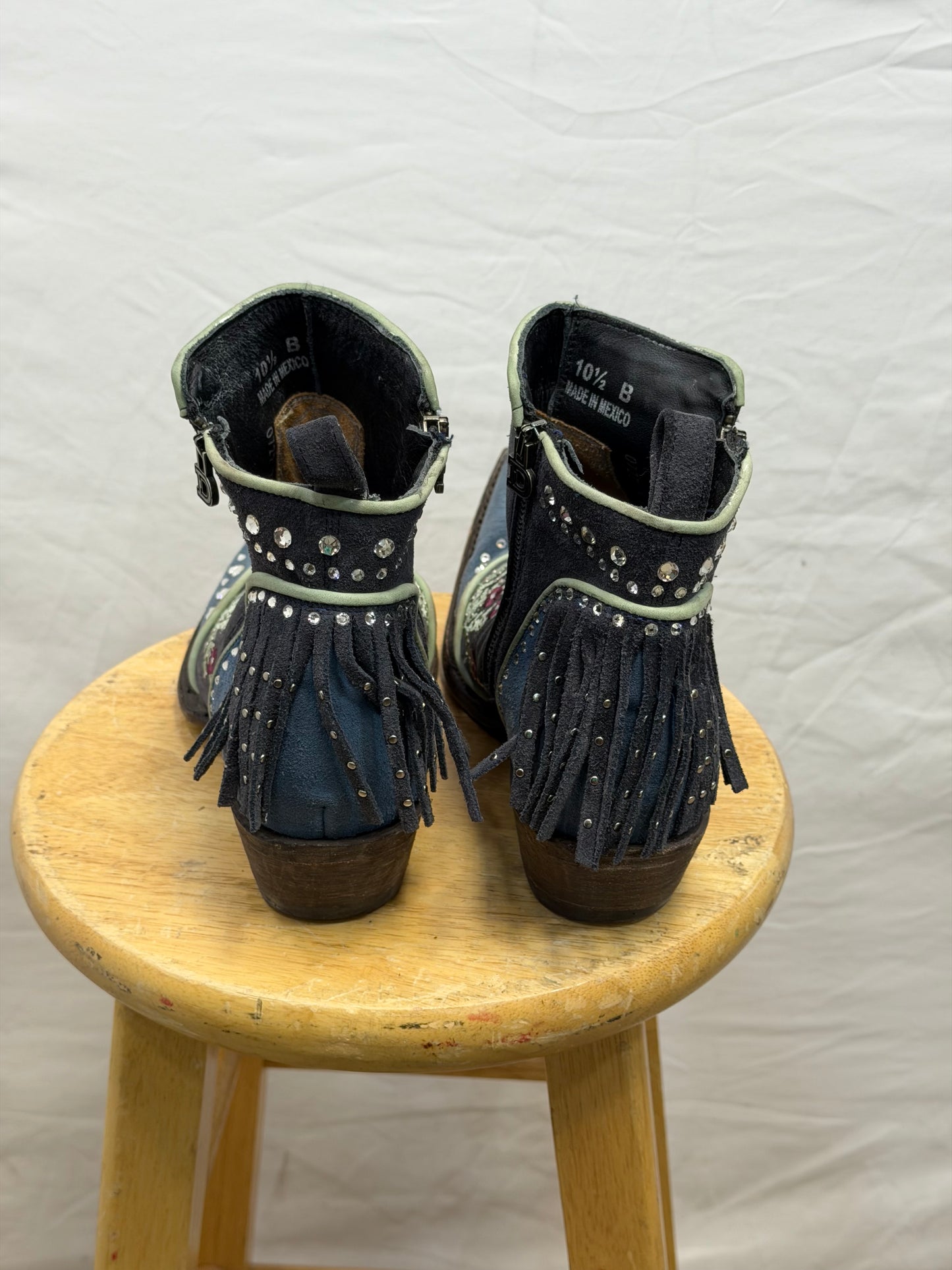 CF47-11 BLUE CACTUS BOOTIE 10.5