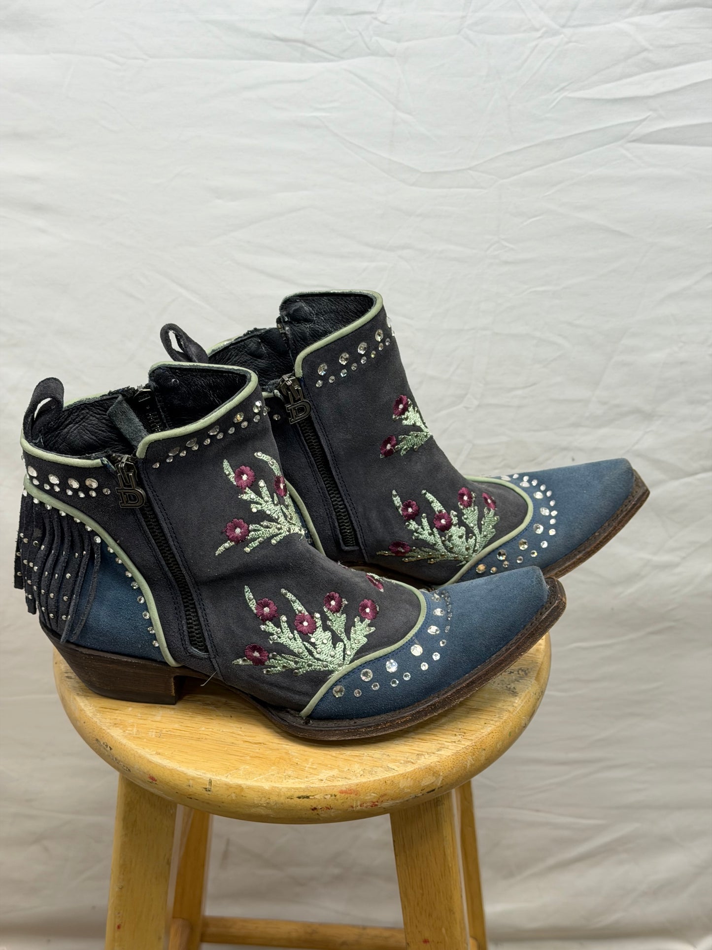 CF47-11 BLUE CACTUS BOOTIE 10.5