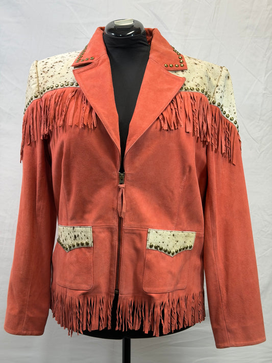 CF33-199 SALMON/COWHIDE JACKET XL