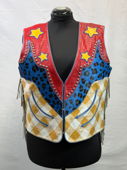 CF33-201 RED/WHT/BLUE STASR VEST XL