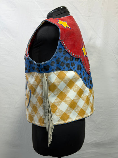 CF33-201 RED/WHT/BLUE STASR VEST XL