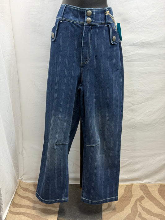 CF84-23 HIGH POCKET DENIM PANTS 14