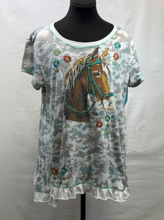 CF47-20 CAMO HORSE TOP L