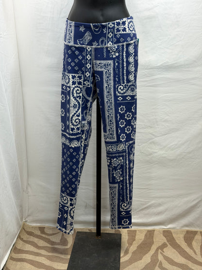 CF47-33 BLU BANDANA LEGGINGS M