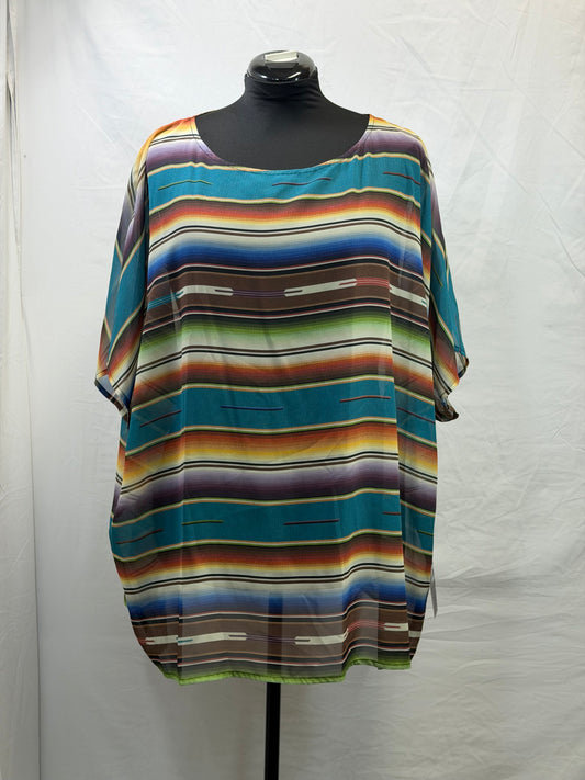 CF105-49 SHEAR SERAPE TOP 2X