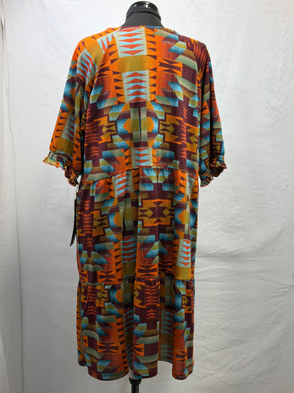 CF105-58 SUNSET DRESS 2X