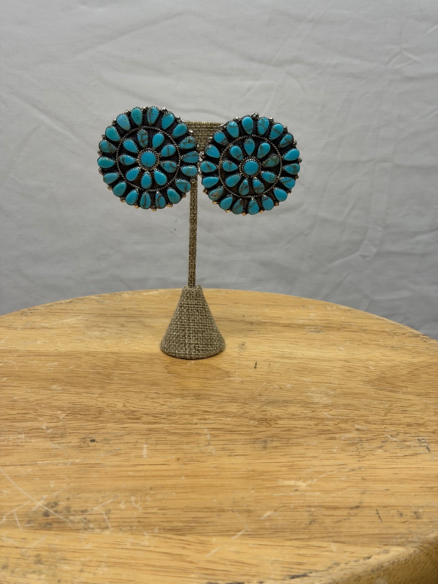 CF105-67 XL CONCHO EARRINGS