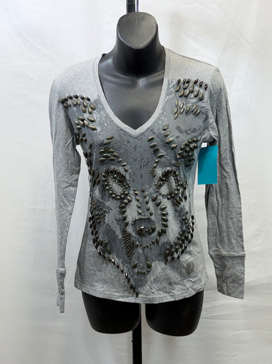 CF107-30 WOLFIE TOP GREY XS