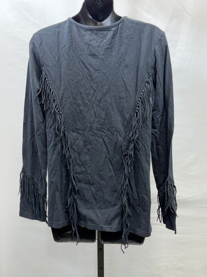 CF107-33 FEATHER NECKLACE TOP XS