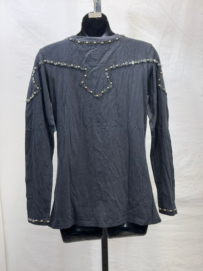 CF107-64 BLK SUNRISE PRAYER TOP S