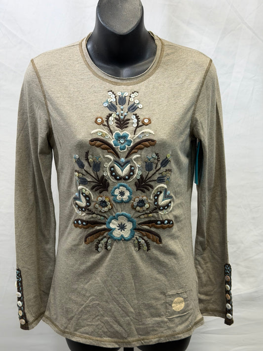 CF107-78 TINY BUTTONS TOP XS