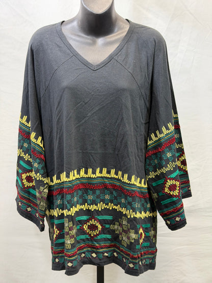 CF107-80 BELL SLV TUNIC S