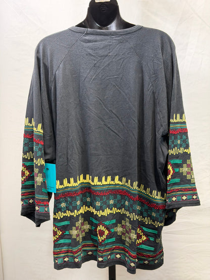 CF107-80 BELL SLV TUNIC S
