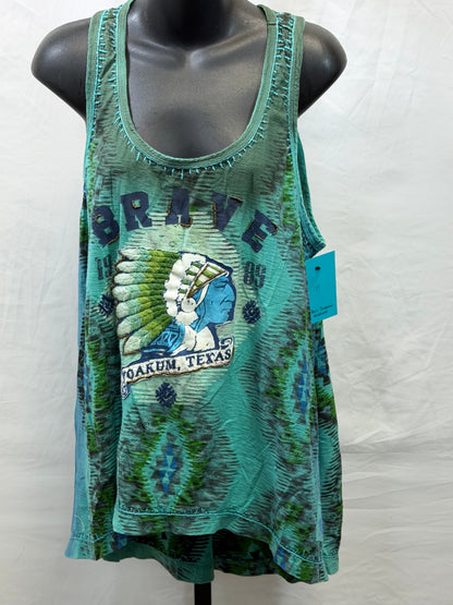 CF107-94 GRN/BLUE BRAVE TOP L