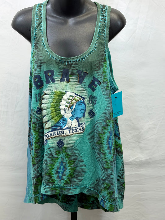 CF107-94 GRN/BLUE BRAVE TOP L