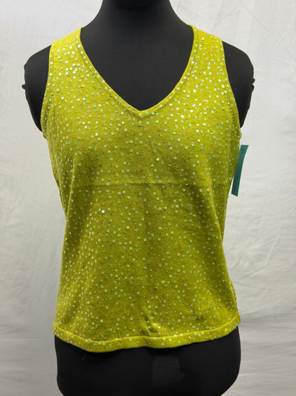 CF107-106 LIME MINI SEQ TANK TOP S