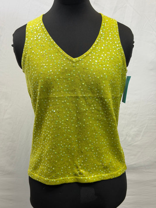 CF107-106 LIME MINI SEQ TANK TOP S