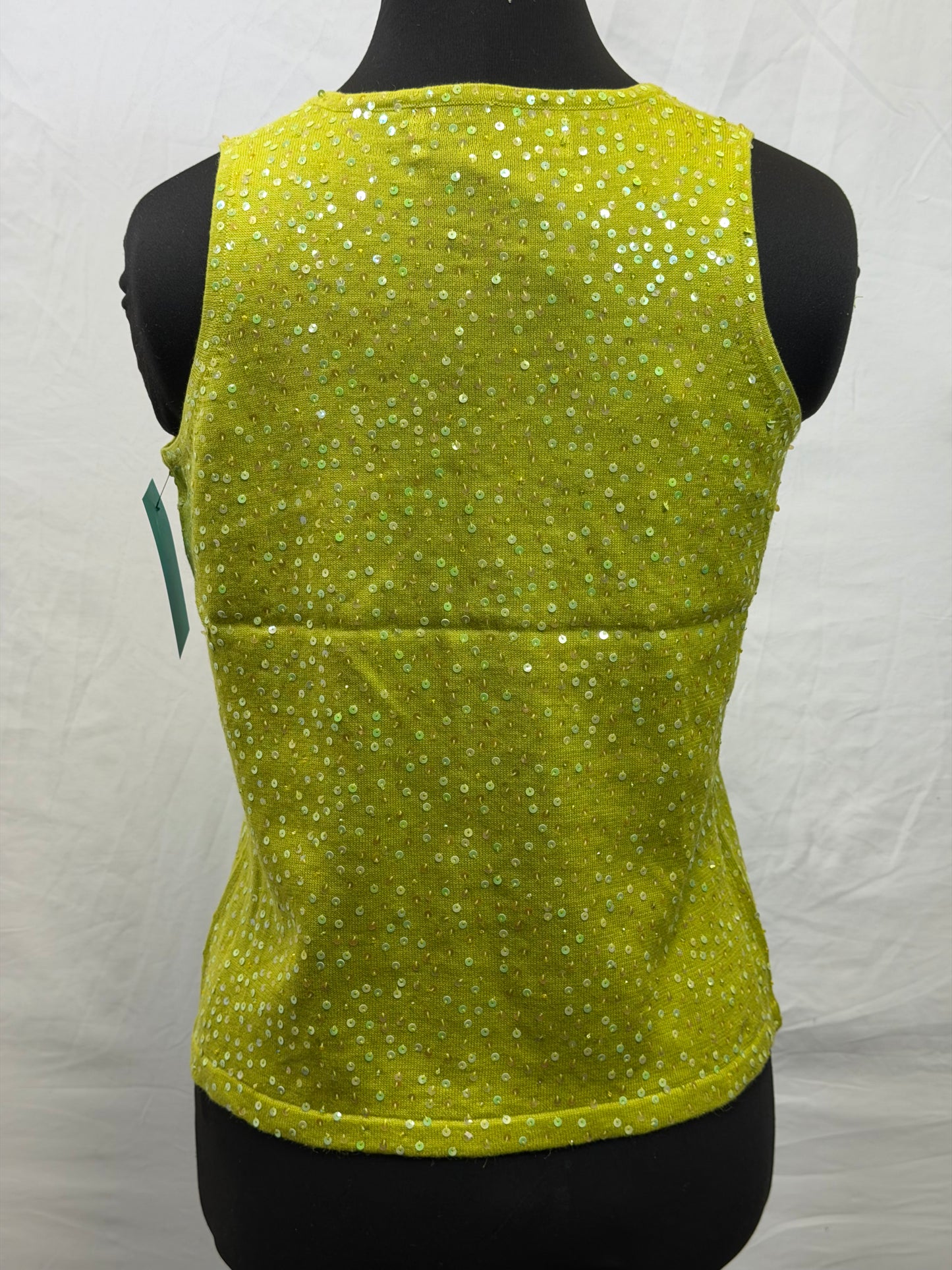 CF107-106 LIME MINI SEQ TANK TOP S