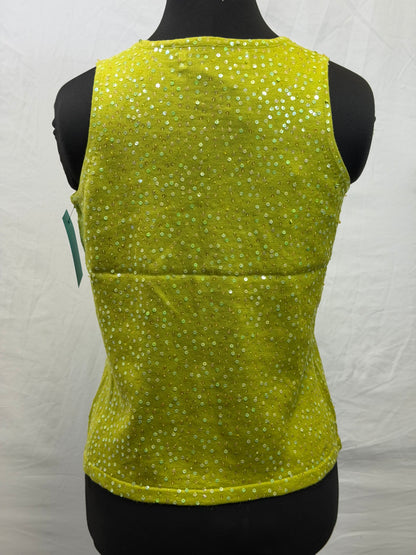 CF107-106 LIME MINI SEQ TANK TOP S